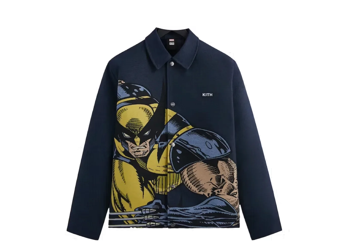 Kith x Marvel X-Men Wolverine Tapestry Coaches Jacket