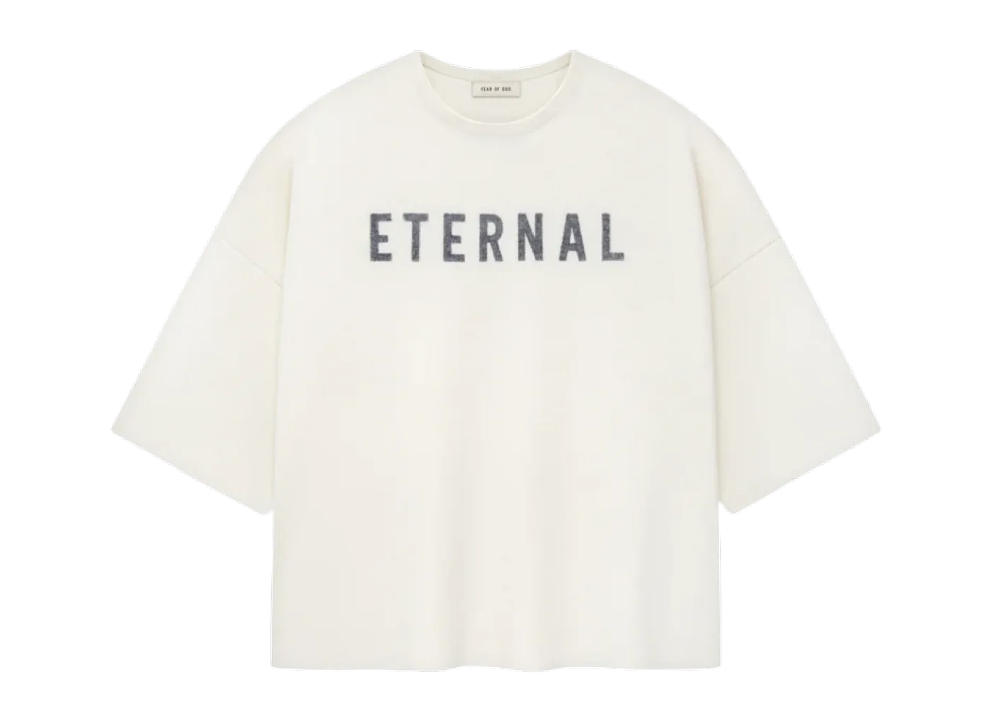 Fear Of God Eternal Knit Tee Off White Black