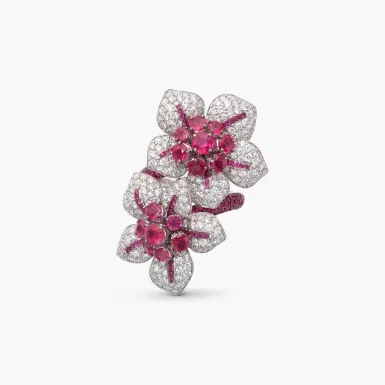 Michele della Valle Ruby and Diamond Ring
