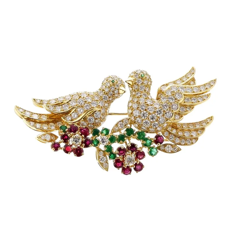 Van Cleef & Arpels Love Birds Brooch
