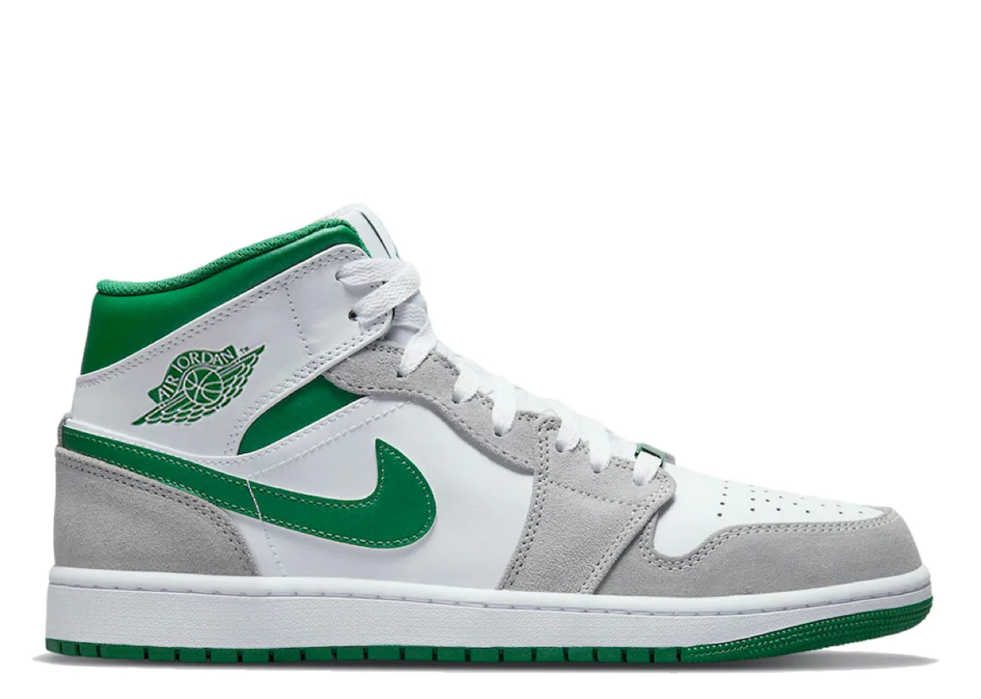 Air Jordan 1 Mid Grey Green